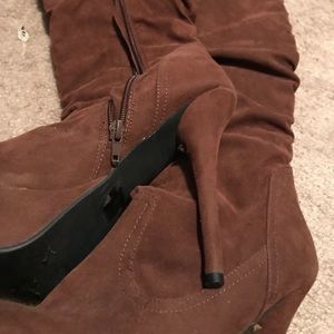 Brown Suede Boots